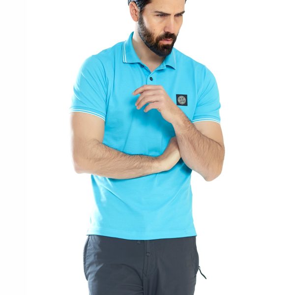 POLO TURQUESA STONE ISLAND