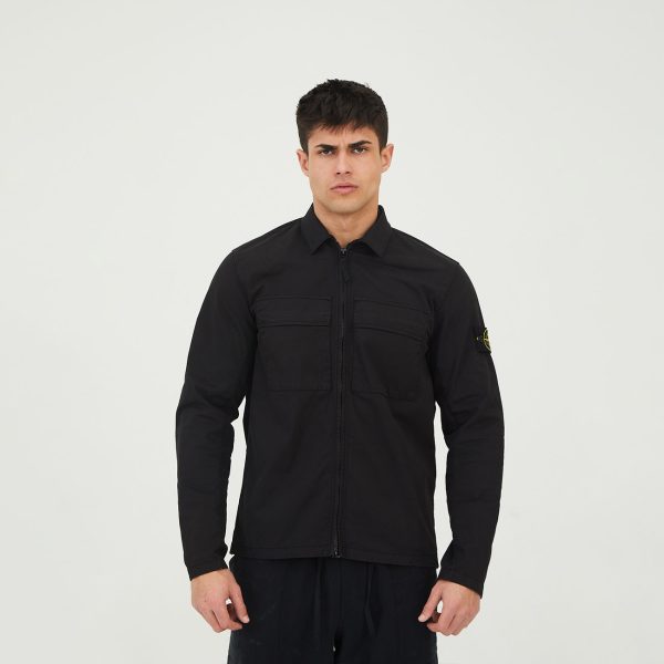 SOBRECAMISA NEGRA STONE ISLAND