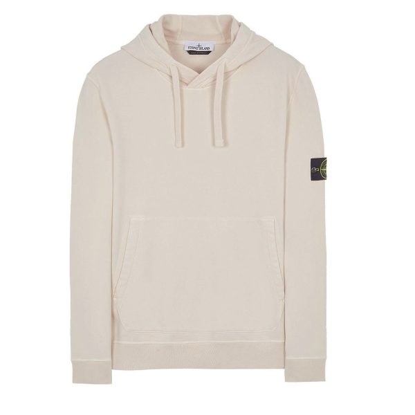 SUDADERA ROSA DE ALGODÓN CON CAPUCHA STONE ISLAND