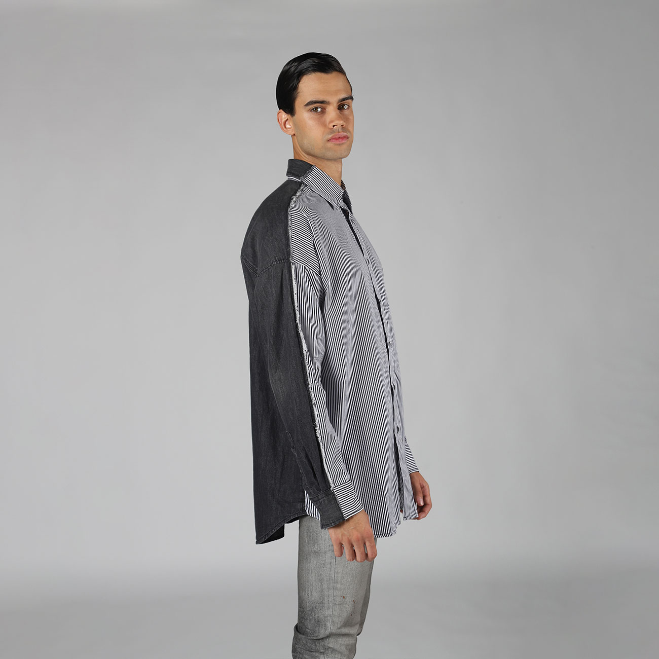 Camisa S-Wahr-Stripe Diesel