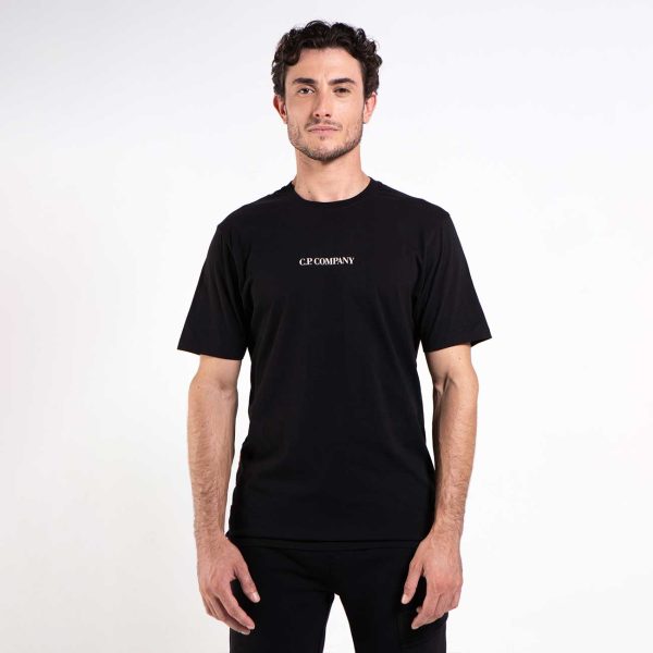 15CMTS243A006586W103-camiseta negra blurry logo
