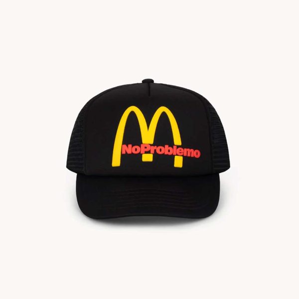 FUAR90014-BLK Gorra Fast Food Trucker Negro Aries Arise