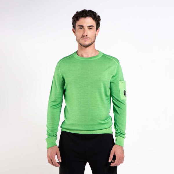 15CMPA186A005529G-999-jersey verde lana merino cp company