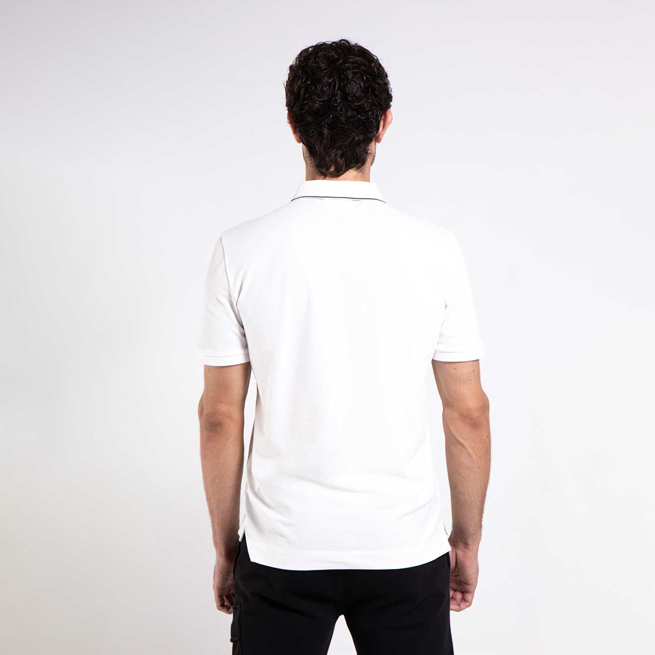 15CMPL052A005263W103 polo shirt stretch piquet cp company
