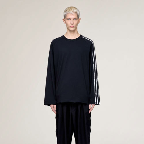 Camiseta manga larga Raw Edge 3 bandas KQ9795 Y-3