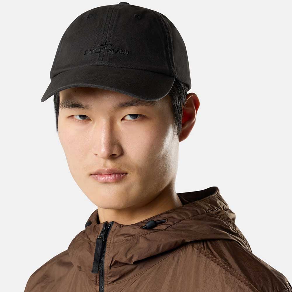 Gorra 9100002 V0029 algodón cepillado gabardina Stone Island