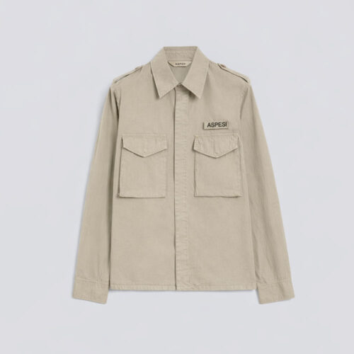 Aspesi camisa Field piedra