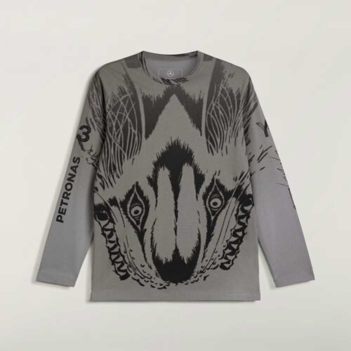 Camiseta ML Y-3 Mercedes AMG Petronas Fórmula 1 Team Wolf Graphic KS7830