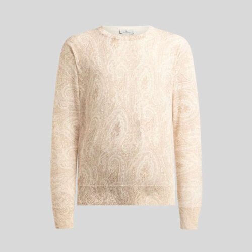 Jersey ETRO de algodón mezcla con motivo Arnica Fleuri